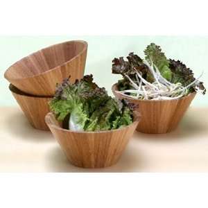  Danesco Natural Living Bamboo Salad Bowls Kitchen 