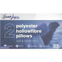 Sarah Jayne Pack of 2 Non Allergenic Pillows
