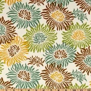 Heather Bailey Freshcut Graphic Mums Brown Fabric By The Yard heather 