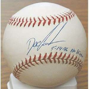  Dwight Doc Gooden Autographed Baseball Sports 