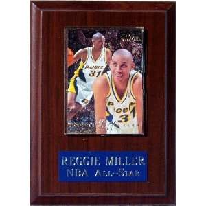  Reggie Miller 4.5 x 6.5 Plaque