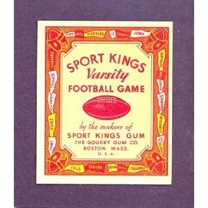  1933 R339 Goudy Sport Kings Varsity Game #5 (Near Mint 