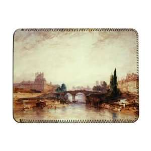  View of the Pont Royal (w/c with gum arabic   iPad Cover 
