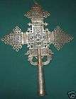 Hand Made Ethiopian Coptic Christian Procession​al Cross