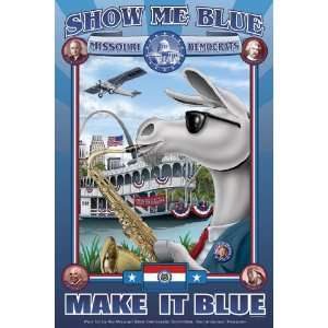  Show Me Blue   Missouri 28x42 Giclee on Canvas
