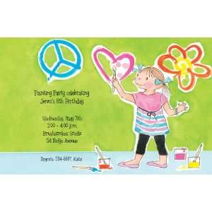  Peace Painting Invitations