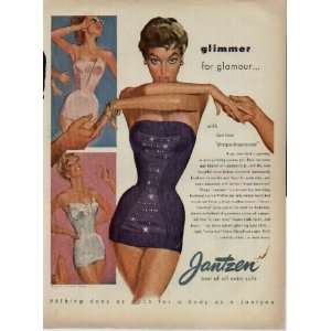   Jantzen shape insurance  1954 Jantzen Swim Suits Ad, A4677A