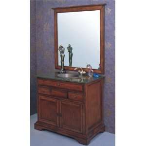  Rexford 32 Traditional Vanity Set with Glass Countertop 