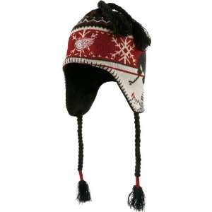  Detroit Red Wings Youth Old Time Hockey Aero Knit Hat 