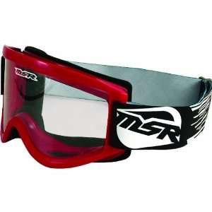 MSR Racing MSR Youth MotoX Motorcycle Goggles Eyewear   Red / One Size 