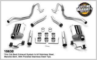 MAGNAFLOW FORD MUSTANG STAINLESS CAT BACK SYSTEM PERFORMANCE EXHAUST 