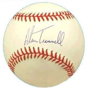 Alan Trammell Autographed Baseball   Autographed Baseballs