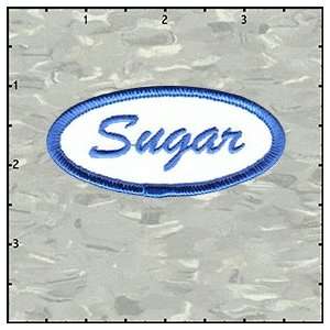  Sugar name tag iron on applique patch badge Everything 