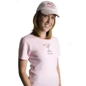  Pink Diva Golf Bling Par Tee Pink Ladies Golf Shirt 