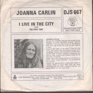 I LIVE IN THE CITY 7 INCH (7 VINYL 45) UK DJM 1976 