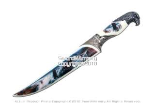 American Eagle Dagger Fantasy Bowie Gift Knife w/ Scab  