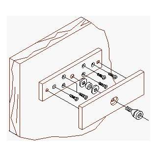  ROFU 21060 Armature Plate Bracket for 8022 series 2 each 