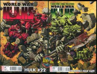  Hulk #609 125 Finch Variant Set. Both are 125 Finch Variants 