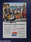   AIRLINES SAN FRANCISCO TRAVEL ART AD WITH ROUTE MAP,GREAT GRAPHICS