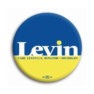  Carl Levin for US Senate Button   2 1/4 (Michigan 