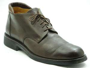 BALLY MALIK Brown Hightop Oxfords Boots Shoes 12 E EUC  