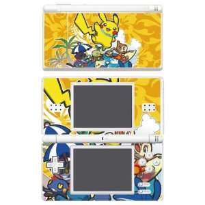 Pokemon Chimchar Pikachu game Vinyl Decal Cover Skin Protector 6 for 