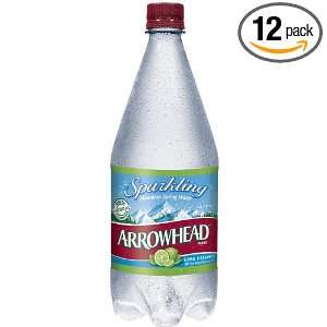 Arrowhead Sparkling Lime Water, 1 QT Grocery & Gourmet Food