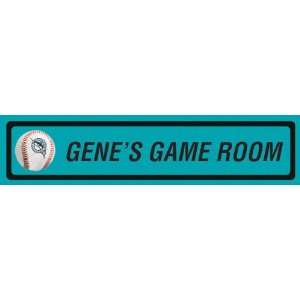  Florida Marlins Personalized Room Sign