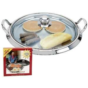   Element Surgical Stainless Steel Round Griddle with See Thru Glass Lid
