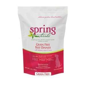   Spring Naturals Grain Free Beef Dinner for Dogs   4#