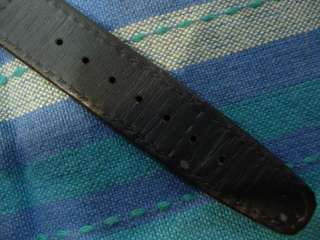 Authentic & new 18mm IWC Black croco strap for Da Vinci  