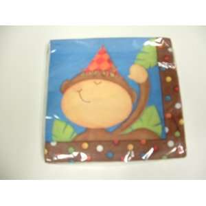  Jungle Party 10 Inch 16 Count Beverage Napkins Health 