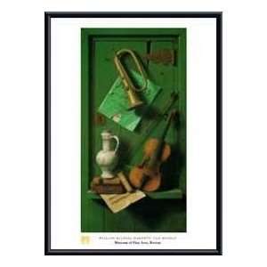   Artist William Michael Harnett  Poster Size 19 X 27