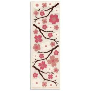 Martha Stewart Crafts Stickers Glitter Cherry Blossoms Pink By The 