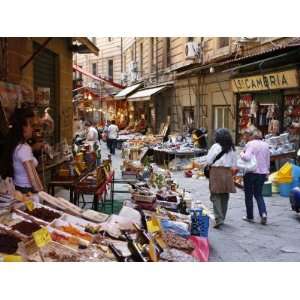  Vucciria Market, Palermo, Sicily, Italy, Europe 