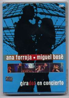 Miguel Bose Ana Torroja Girados En Concierto Mexican Edition DVD 