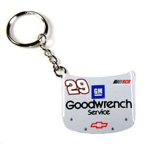  3 Kevin Harvick Goodwrench Hood Shaped Key Chains Sports 