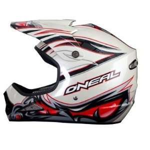 Oneal 07 Series 7 Havoc White Red MX Riding Helmet (Size 