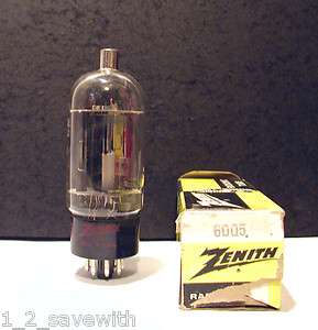   ZENITH 6DQ5 NOS VACUUM TUBE TESTED STRONG AUDIO HAM RADIO AMPLIFIER