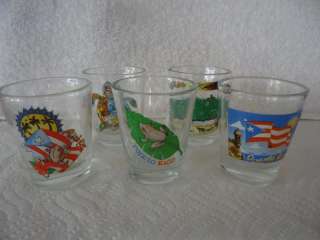 Puerto Rico Shot Glass Cup Souvenirs Pick Your Design  
