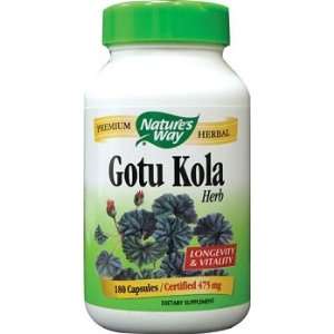  Natures Way Gotu Kola Herb 475 mg 100 capsules Health 
