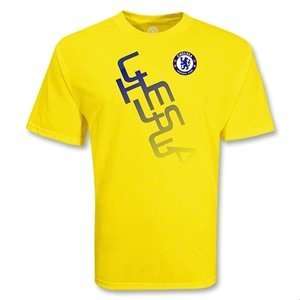  hidden Chelsea Football Club Diagonal Soccer T Shirt 