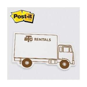   Post it(R) Die Cut Note. Truck. X Large (50 Sheets/3&4 Color) Office