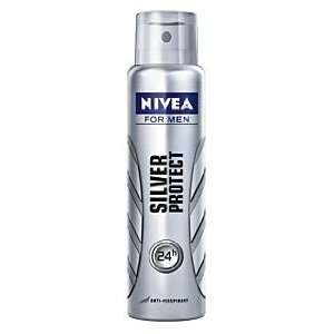   Men Silver Protect Anti Bacterial Antiperspirant Spray (150ml) Beauty