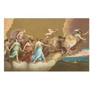  Helios with Sun Chariot Premium Giclee Poster Print, 18x24 