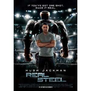  Real Steel Original Movie Poster Hugh Jackman Style A 