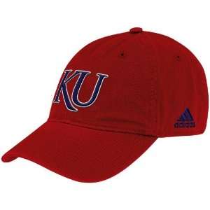  Kansas Jayhawks adidas BL Slouch Adjustable Hat Sports 