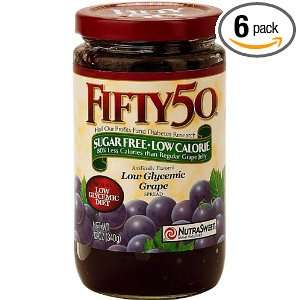 Fifty 50 Grape Spread, 12 Ounce Glass Grocery & Gourmet Food