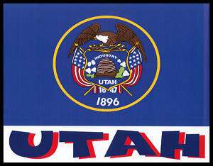 Utah State Flag T Shirt New 8 Sizes 3 Colors  