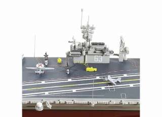 USS KITTY HAWK CV 63 AIRCRAFT CARRIER WOOD MODEL SHIP  